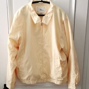 Men's Vintage Penmans butter yellow golf light jacket. Size Medium. EUC